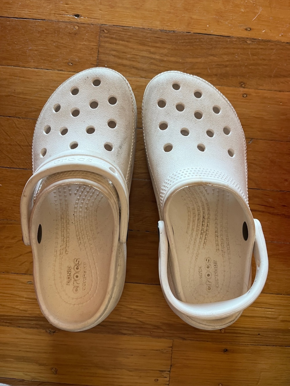 Crocs Women's girls Classic Platform Bae Clogs sandals slides water shoes w4 4